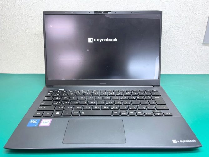 エラーで起動しなくなったdynabookのノートパソコン