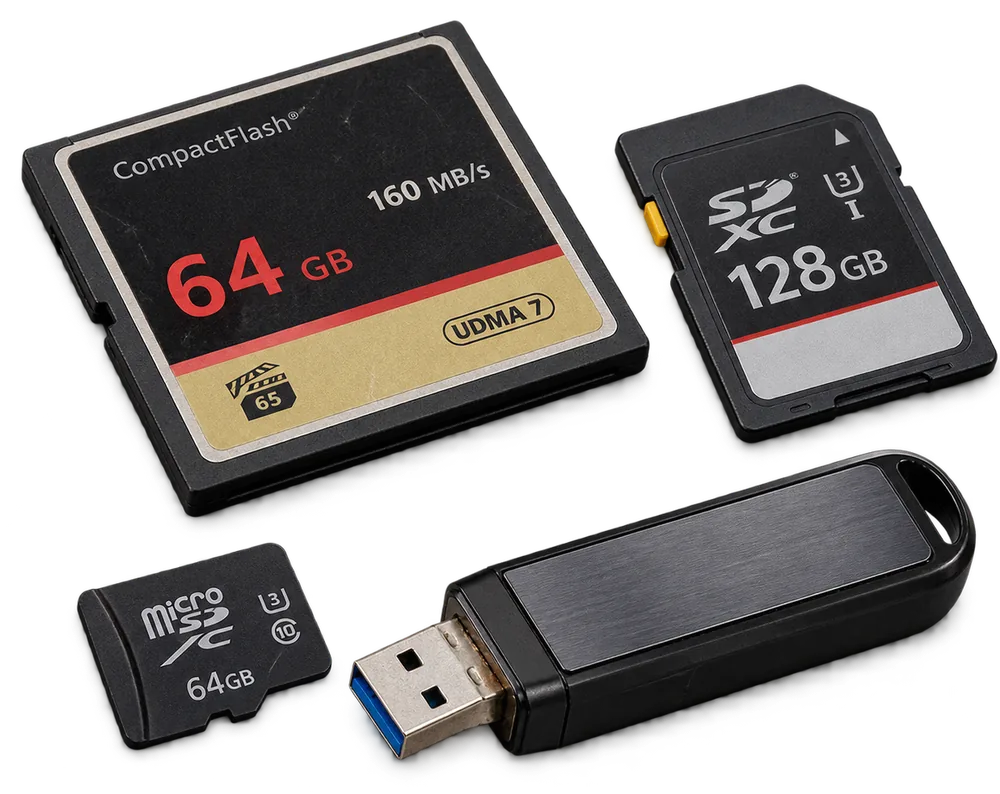 SDカード・microSDカード・USBメモリ(イメージ)